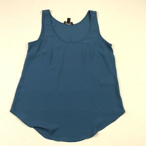 J.Crew Womens Tank Top Blue Sleeveless Scoop Neck Lightweight Blouse Size 00